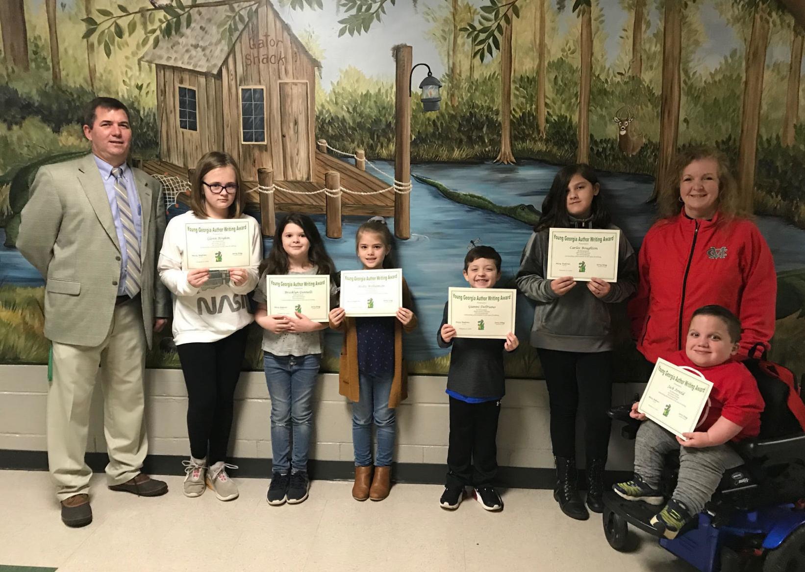 Ila Elem. recognizes its ‘Young Georgia Author’ winners